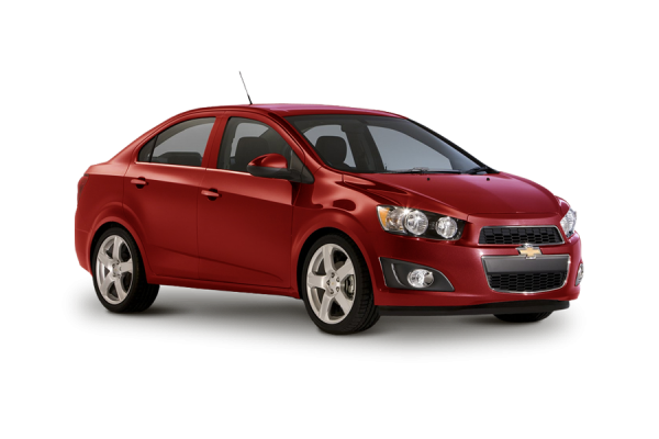 Chevrolet Aveo: седан Ярко-красный